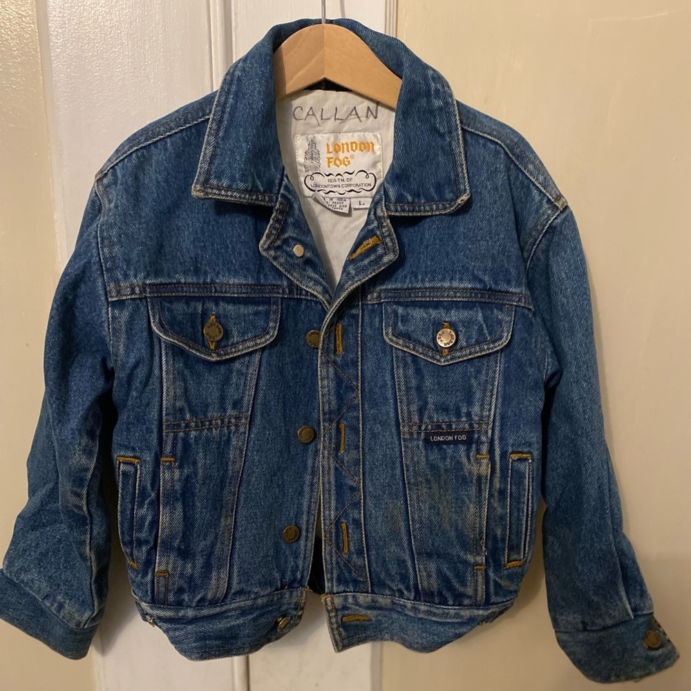 Vtg kids denim jacket